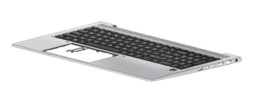HP M07491-031 Integrated Notebook Keyboard – Backlit, UK English, Silver