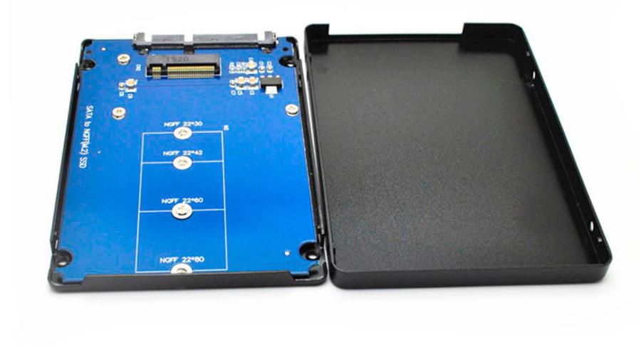 CoreParts MSNX1001B SSD Enclosure – 2.5" Black SATA III 6Gbps