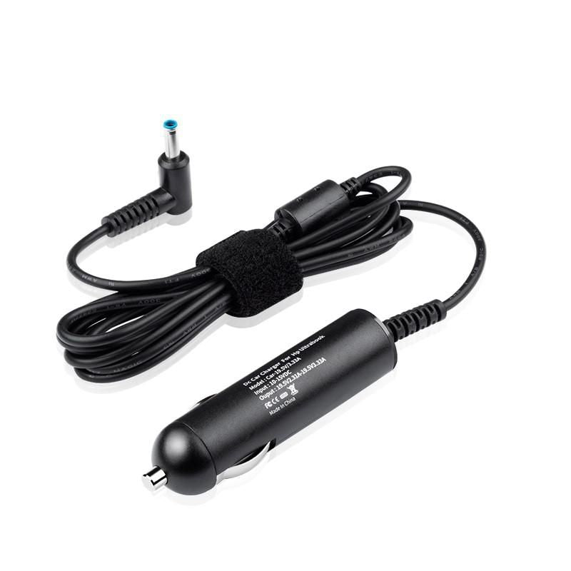 CoreParts MBXHP-DC0002 65W Car Adapter – 19.5V 3.3A DC Plug 4.5x3.0mm CE Certified