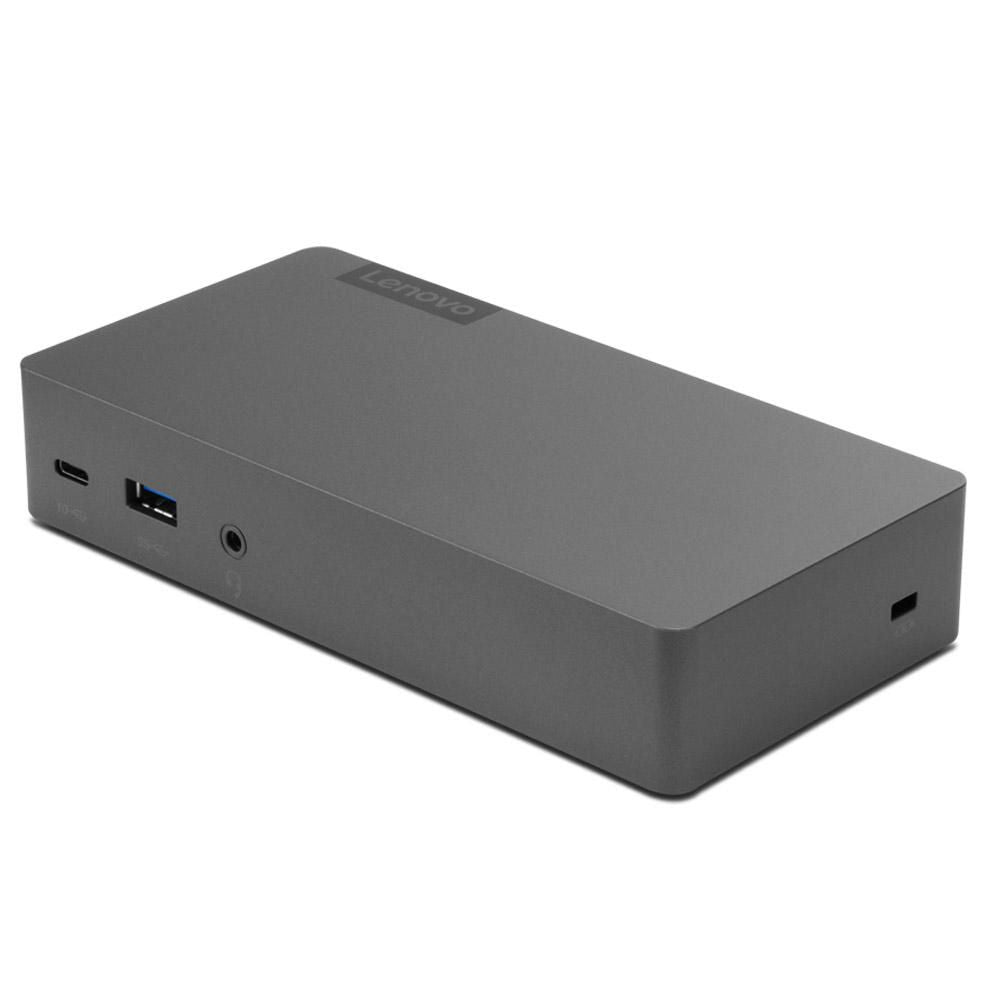 Lenovo 40AV0135DK Thunderbolt 3 Essential Dock – Wired Grey, 135W, HDMI, DP