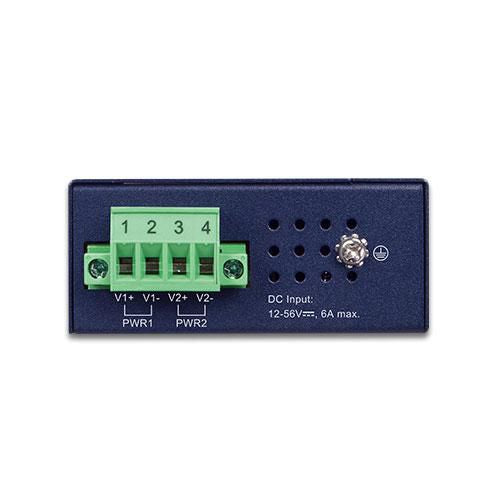 Planet IPOE-260 Industrial 2-Port PoE+ Injector Hub – 36W 802.3at 10/100/1000T