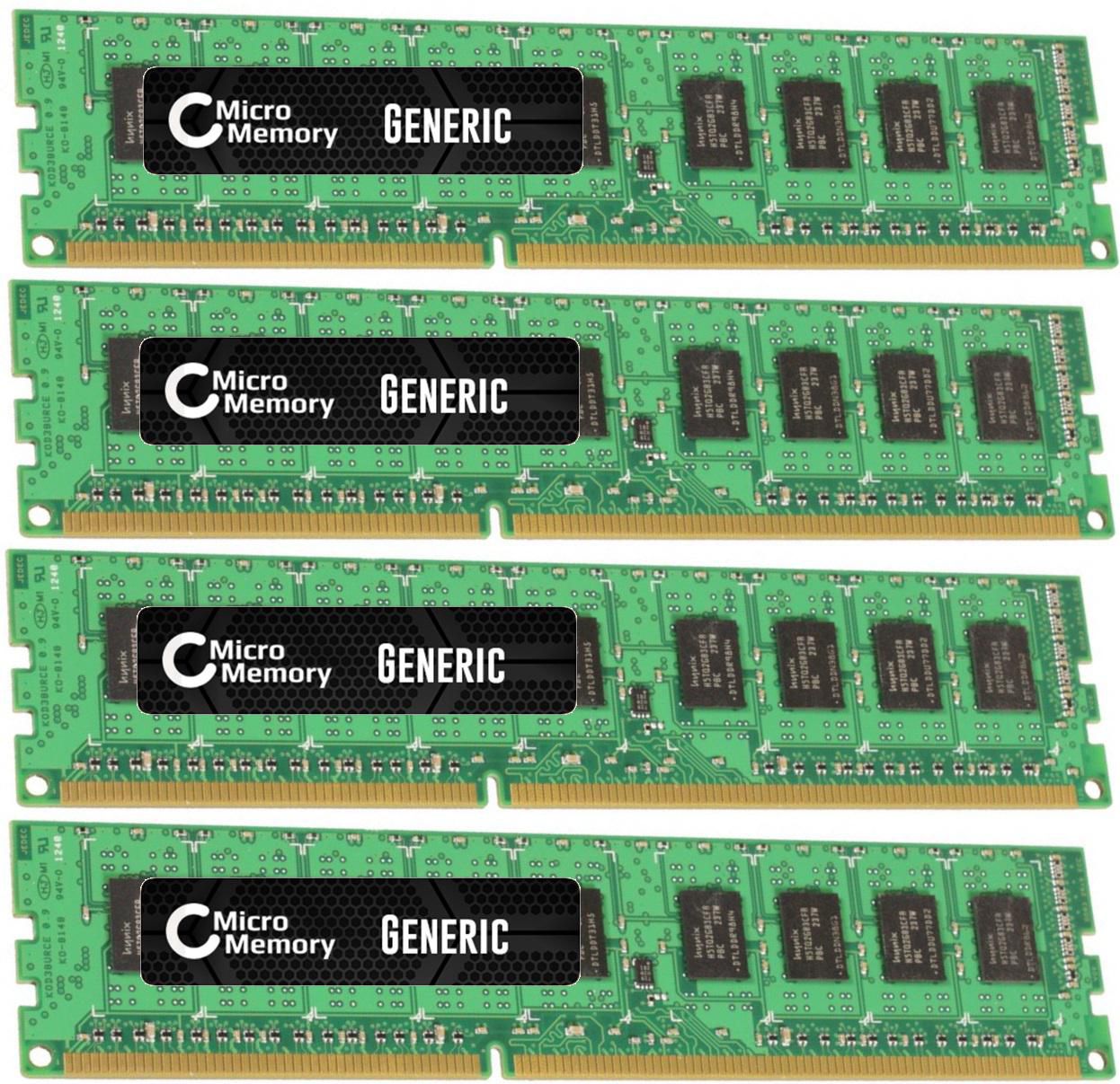 CoreParts MMI1213/32GB 32GB DDR3 ECC 1600MHz Memory Module Kit – 4x8GB DIMM