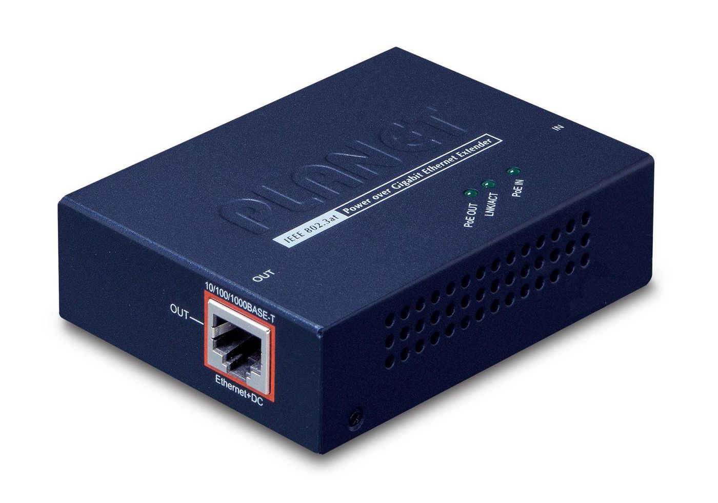Planet POE-E201 Gigabit Ethernet Extender – Power over Ethernet, 2 Ports, Metal