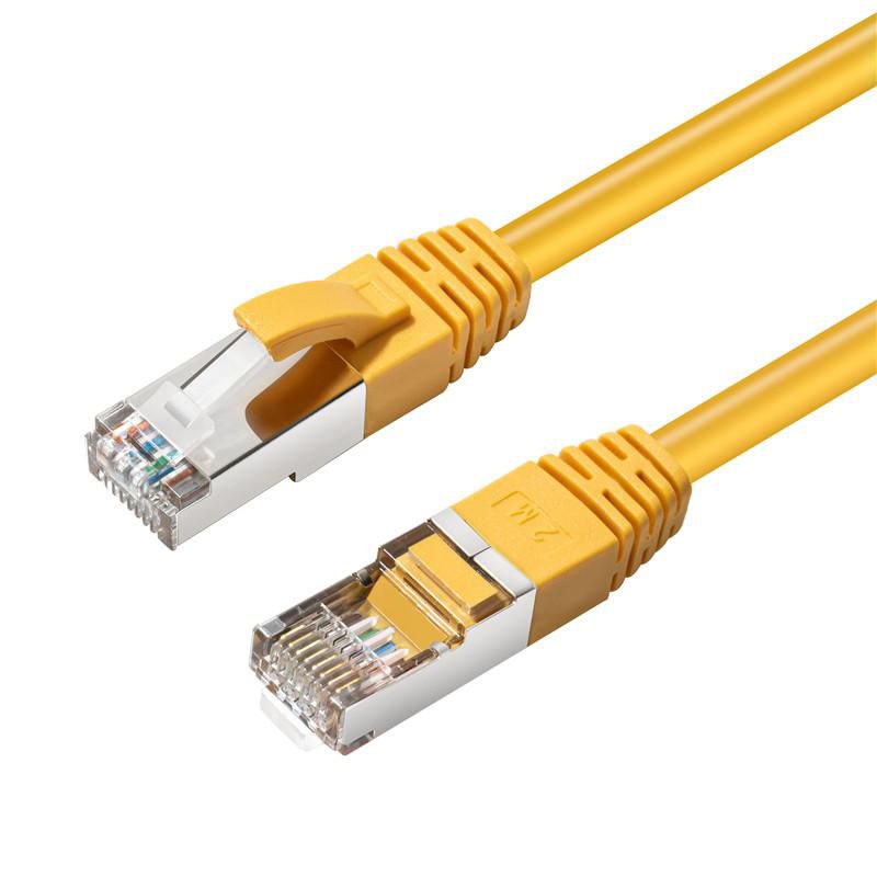 MicroConnect SSTP610Y Cat6 S/FTP Network Cable – 10m Yellow LSZH Jacket LSZH