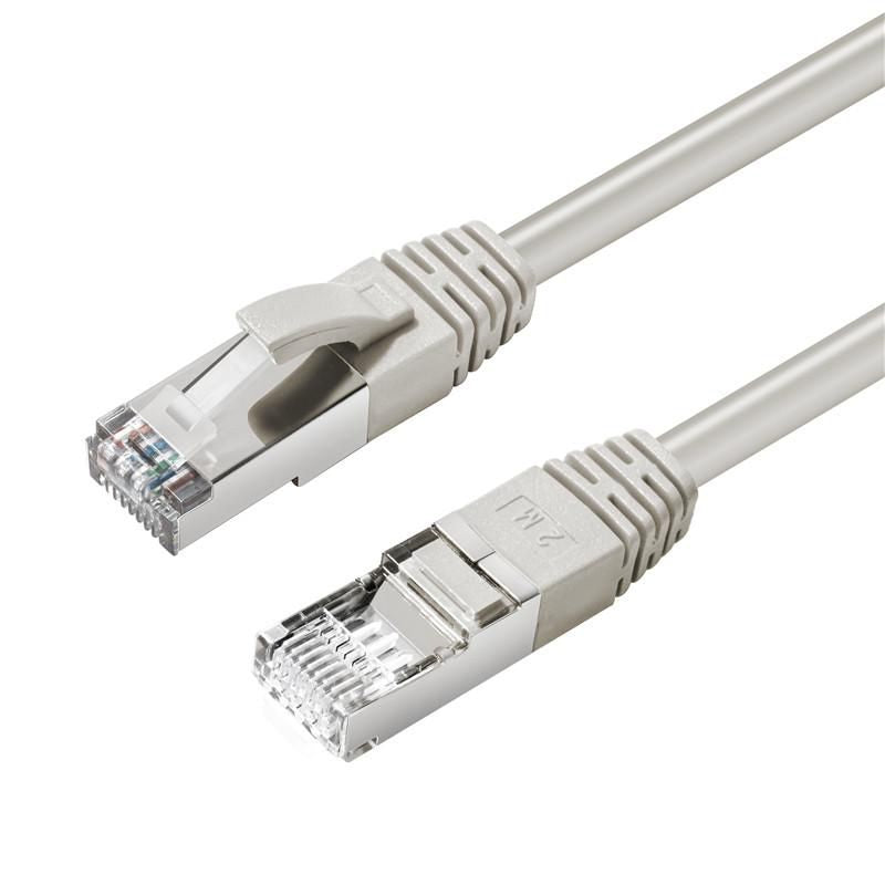 Microconnect Cat6 S/FTP Network Cable 0.5m – Grey LSZH, 10Gbps, RoHS