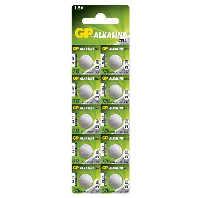GP 17161 LR44 Alkaline Button Cell Battery 1.5V 10-Pack