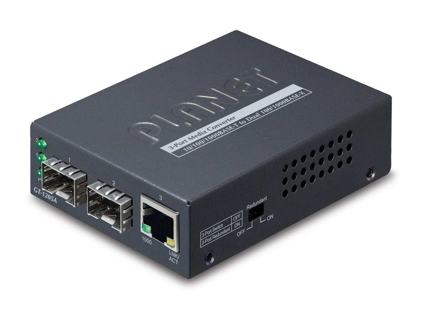 Planet GT-1205A Network Media Converter – Gigabit Ethernet Dual SFP