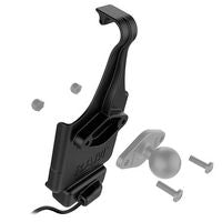 RAM Mounts RAM-HOL-SAM9PU Active Holder – Black Powered Cradle, Wired, Car Mount