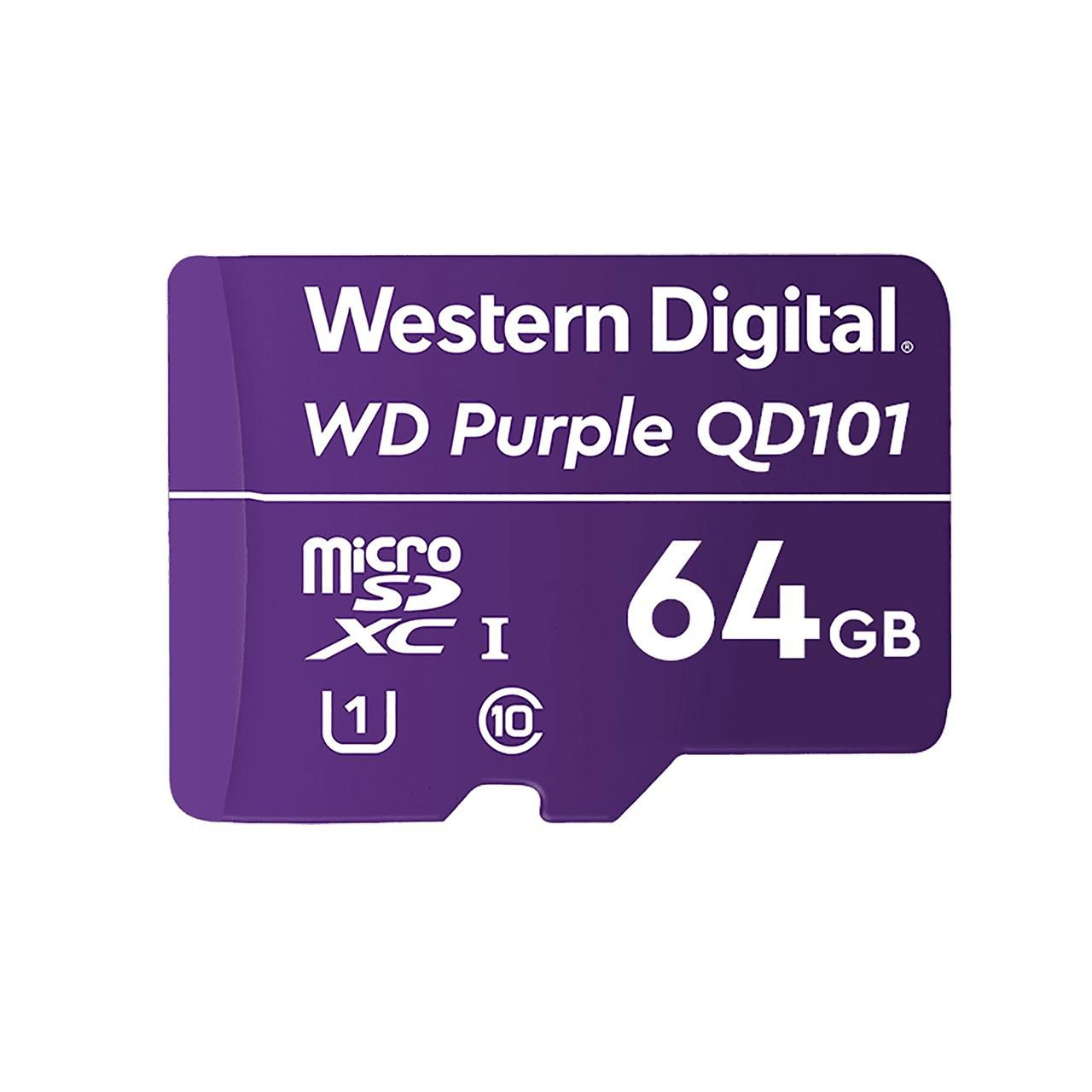 Western Digital WDD064G1P0C MicroSDXC Memory Card 64GB – Class 10 UHS-I