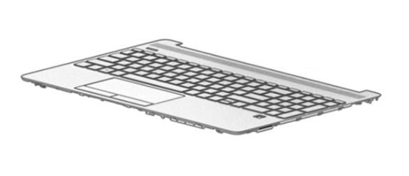 HP M31100-051 Keyboard – French Layout Silver Integrated 1-Year Warranty