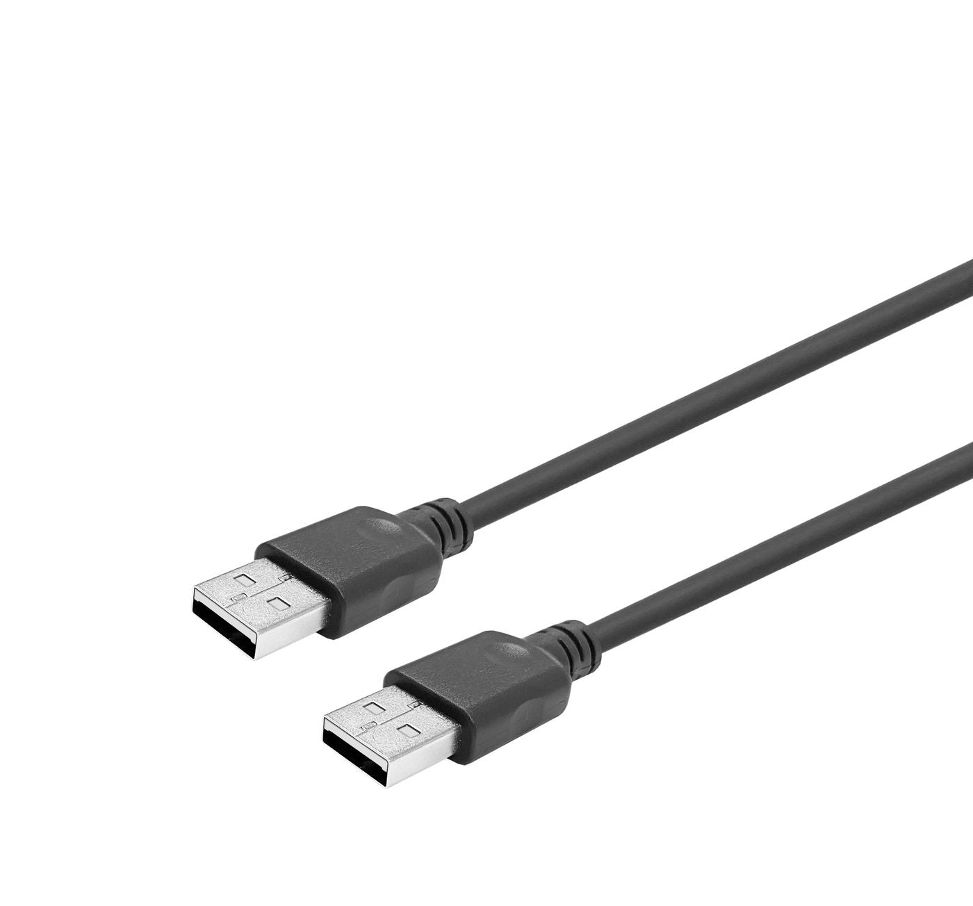 Vivolink PROUSBAA15 USB 2.0 Cable – 15m A to A Male/Male Gold-Plated Black Durable PVC Jacket