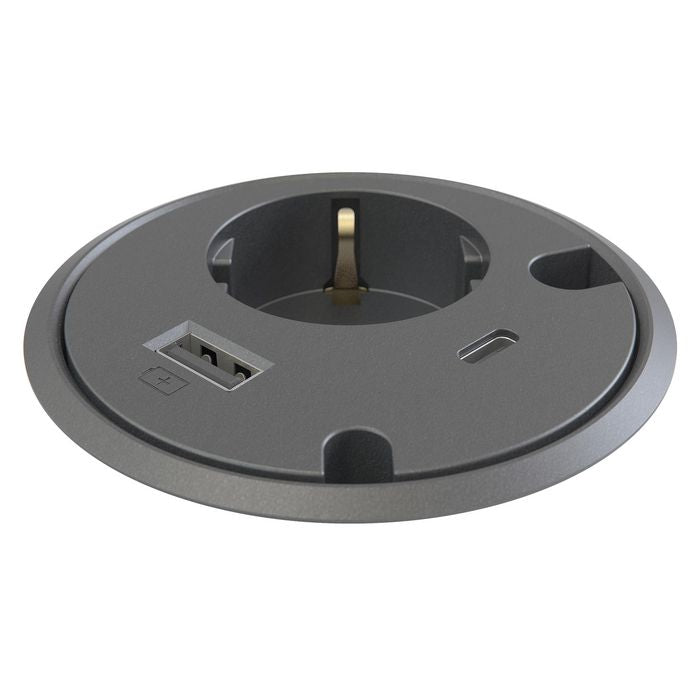 Forming Function 935-PD16 PDU – Type F, 1x USB-A, 1x USB-C, 18W, Adjustable