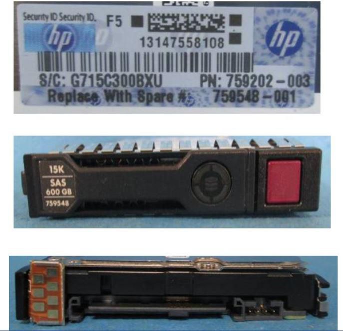 Hewlett Packard Enterprise 759548-001 Internal Hard Drive – 600GB SAS 15K RPM Hot-Swap