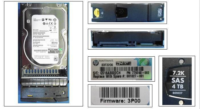 Hewlett Packard Enterprise 801027-001-RFB 4TB Internal Hard Drive SAS NL LFF