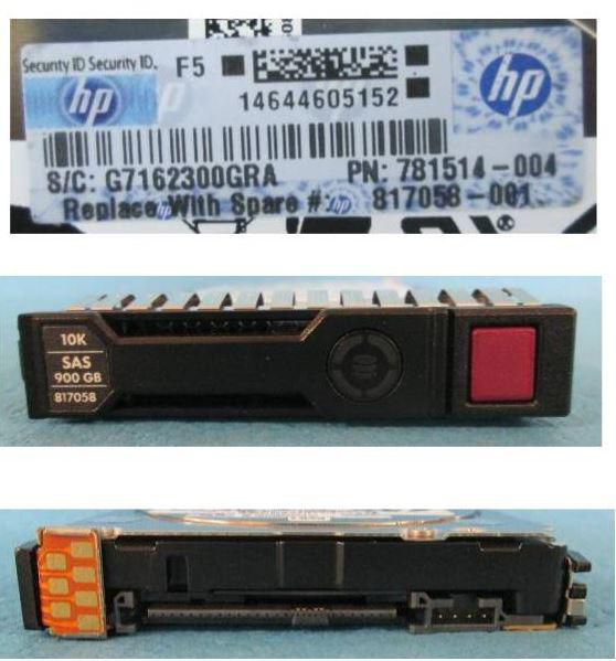 Hewlett Packard Enterprise 817058-001 Internal Hard Drive – 1.2TB 2.5" 12G SAS 10K RPM