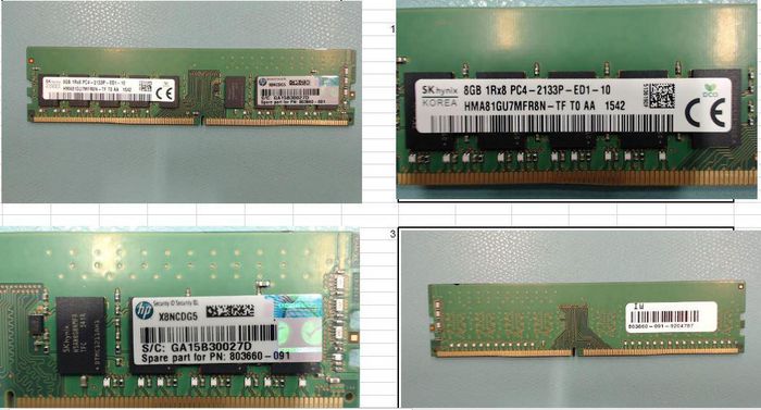 Hewlett Packard Enterprise 823170-001-RFB 8GB DDR4 288-pin DIMM Memory Module