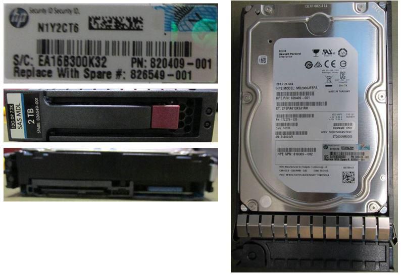 Hewlett Packard Enterprise 826549-001-RFB Internal Hard Drive – 2TB 3.5" SAS 12Gbps 7200RPM