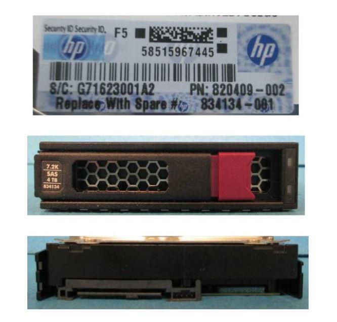 Hewlett Packard Enterprise 834134-001 4TB 3.5" SAS HDD 7200RPM LFF