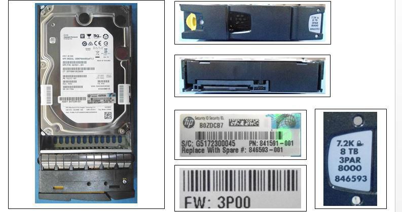 Hewlett Packard Enterprise 846593-001-RFB Internal Hard Drive 8TB 7200RPM SAS 3.5"