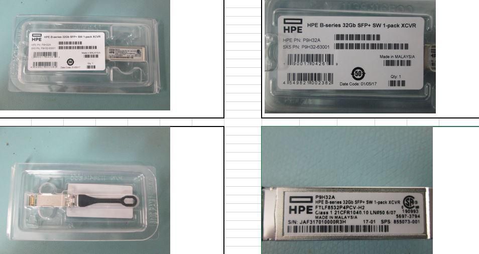 Hewlett Packard Enterprise 855073-001-RFB Network Transceiver SFP+ 32Gbps