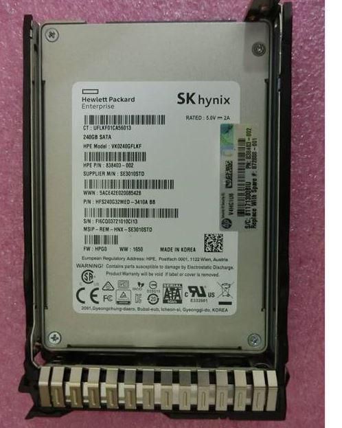 Hewlett Packard Enterprise 872888-001 240GB 2.5" SATA III SSD SFF RI SC