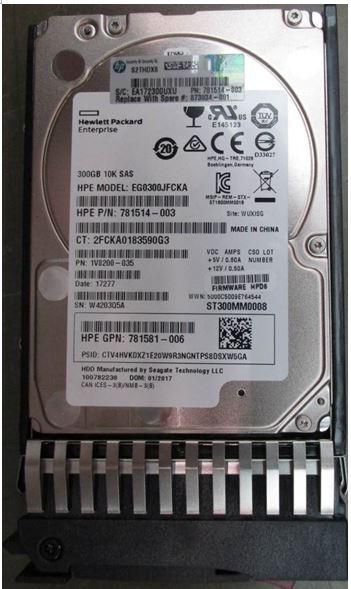 Hewlett Packard Enterprise 873034-001 Internal Hard Drive – 300GB 12G 10K SFF SAS