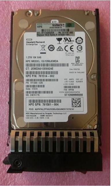 Hewlett Packard Enterprise 873036-001 1.2TB 2.5" 12G SAS 10K RPM HDD