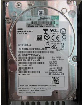 Hewlett Packard Enterprise P03799-001-RFB Internal Hard Drive – 2TB 1.8TB SFF HDD 10K