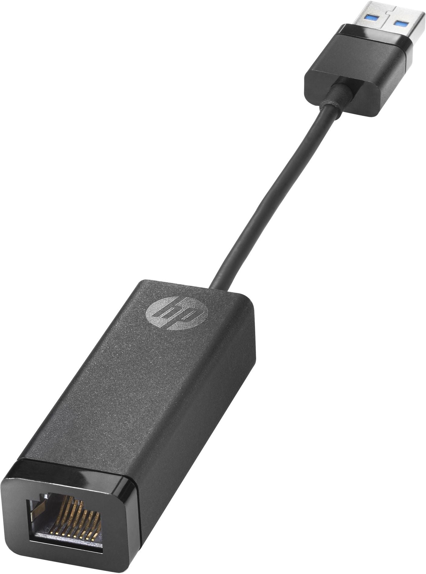 HP USB 3.0 to Gigabit LAN Adapter – High-Speed Ethernet, Plug-and-Play, Black