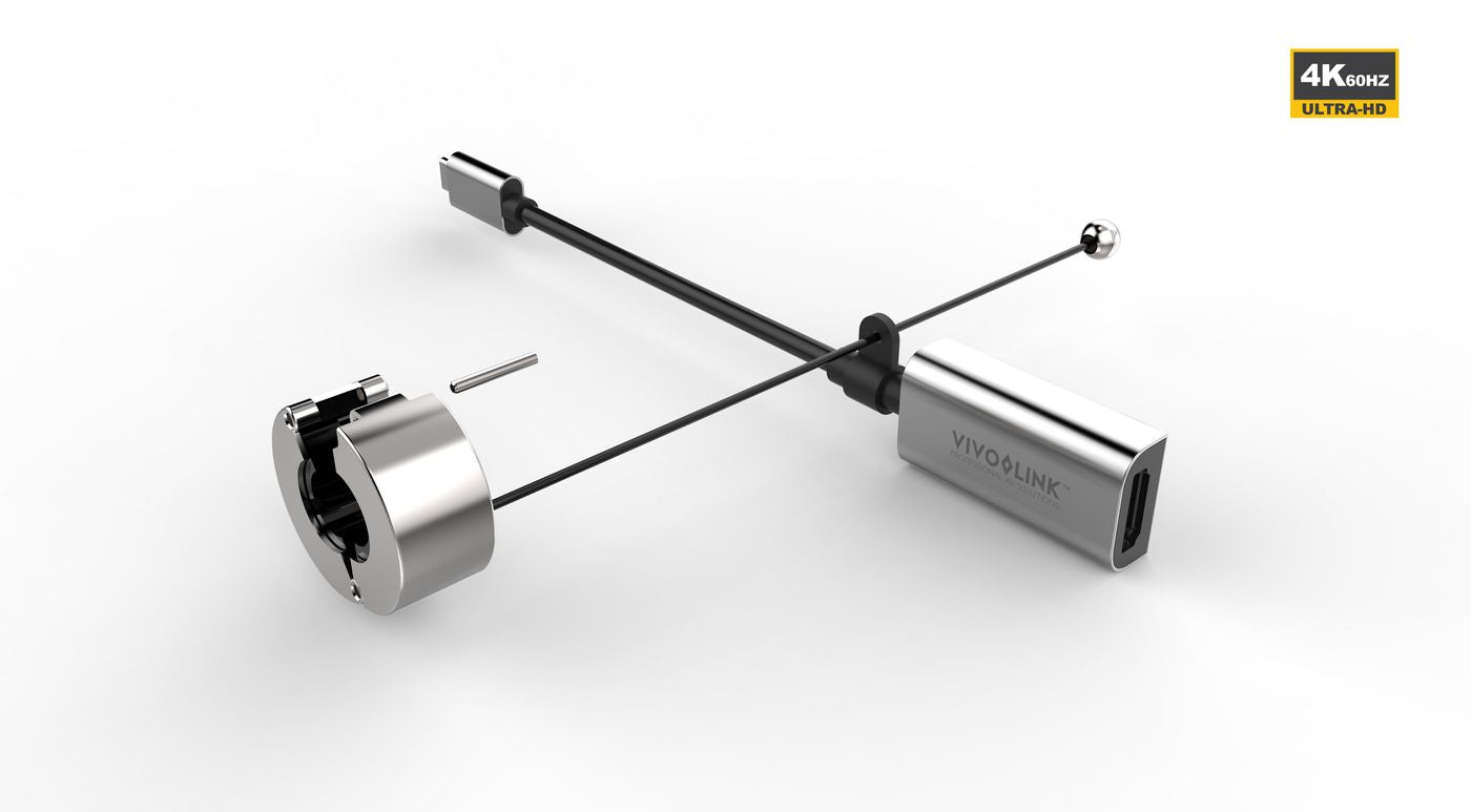 Vivolink PROADRING4S USB Type-C to HDMI Video Cable Adapter – 4K@60Hz, Black