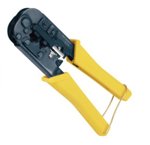 Lanview LVN125458 Crimping Tool – Network Cable Crimper Black Steel