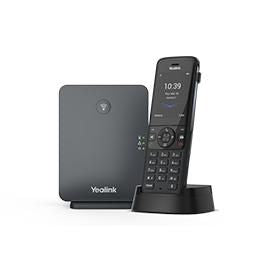 Yealink W78P DECT IP Phone – 2.4" TFT Display, Bluetooth 5.1, 21h Talk Time, Black