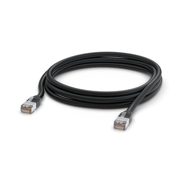 Ubiquiti UACC-CABLE-PATCH-OUTDOOR-3M-BK Cat5e Outdoor Patch Cable 3m STP RJ45 Black Weatherproof