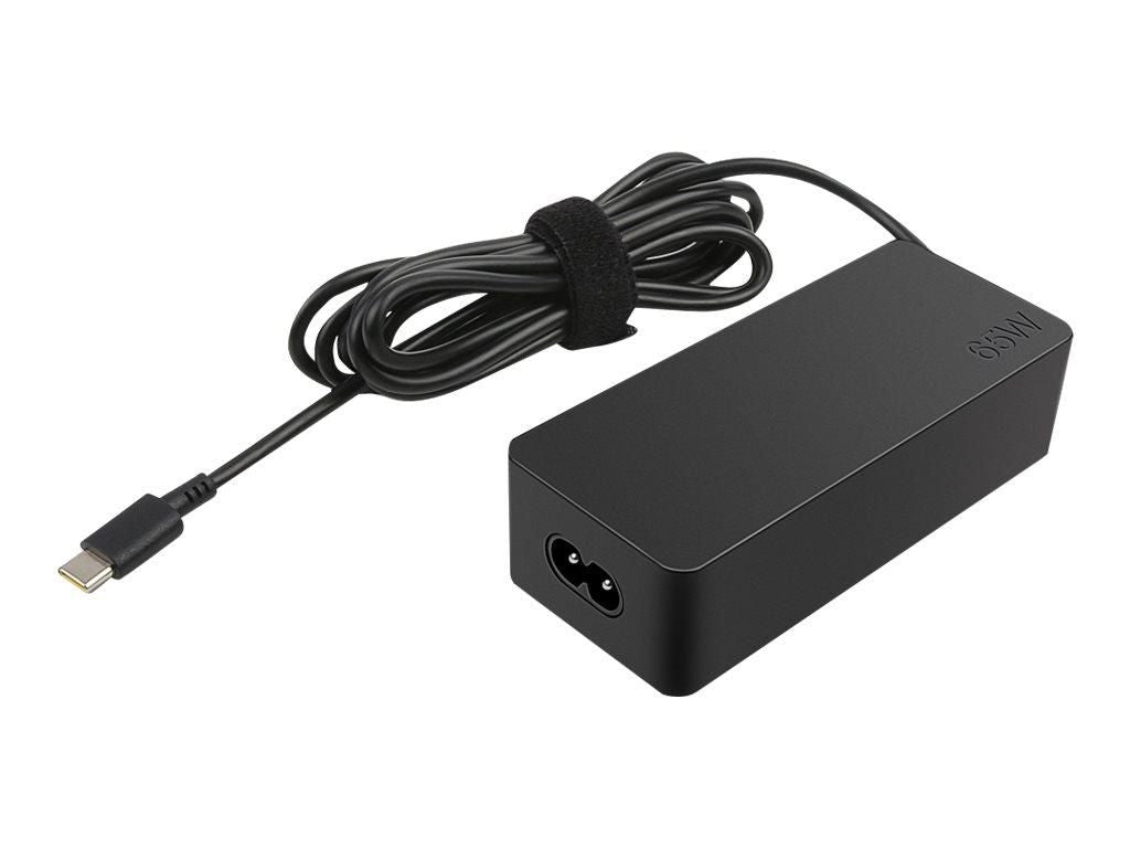 Lenovo 4X20M26273 65W USB-C Power Adapter – Compact Indoor Charger, Black