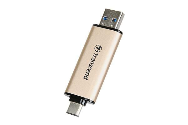 Transcend TS256GJF930C USB Flash Drive – 256GB, USB 3.2 Gen 1, Type-A/Type-C, 420MB/s