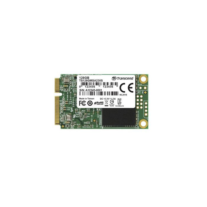 Transcend TS128GMSA230S mSATA SSD 128GB – SATA III 6Gb/s, 550/400MB/s