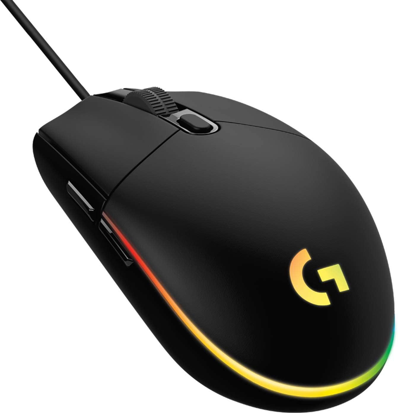 Logitech 910-005796 G203 LIGHTSYNC Gaming Mouse – USB Type-A, Black, 8000 DPI