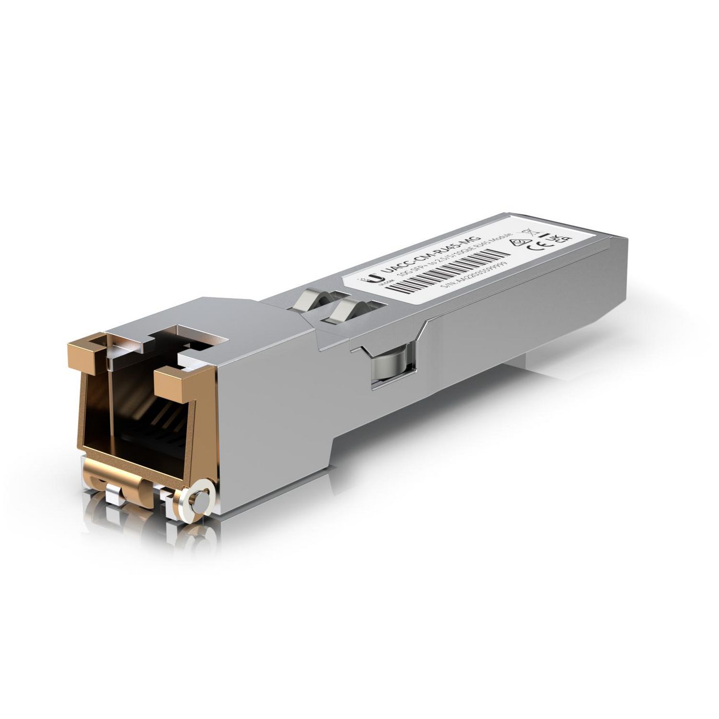 Ubiquiti UACC-CM-RJ45-MG SFP+ Network Transceiver – RJ45 10GbE Copper 1.9W