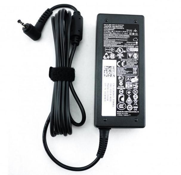 DELL 450-AAZZ 65W Power Adapter – Indoor Black AC Charger with LED Indicator