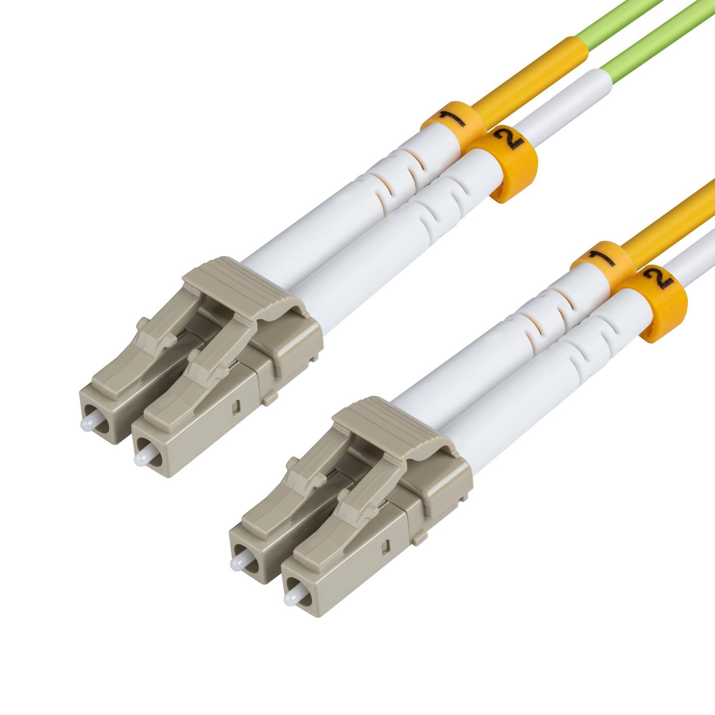 Microconnect FIB551001 1m OM5 LC-LC Duplex Fibre Optic Cable – Green, LSZH