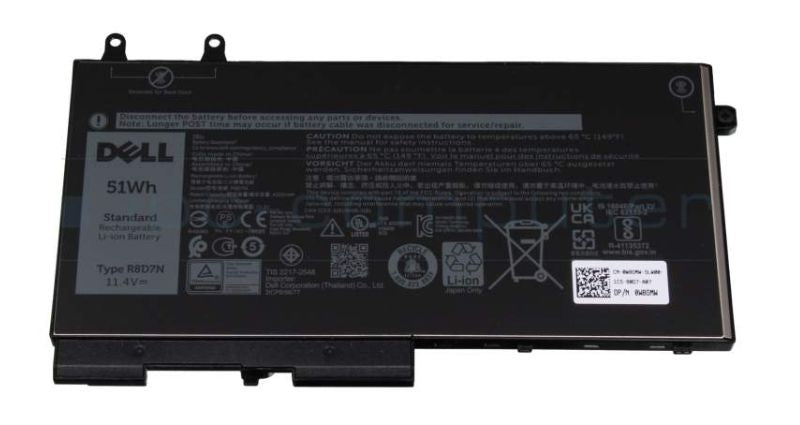 Dell TNT6H Battery – 51Wh 3-Cell Lithium Ion