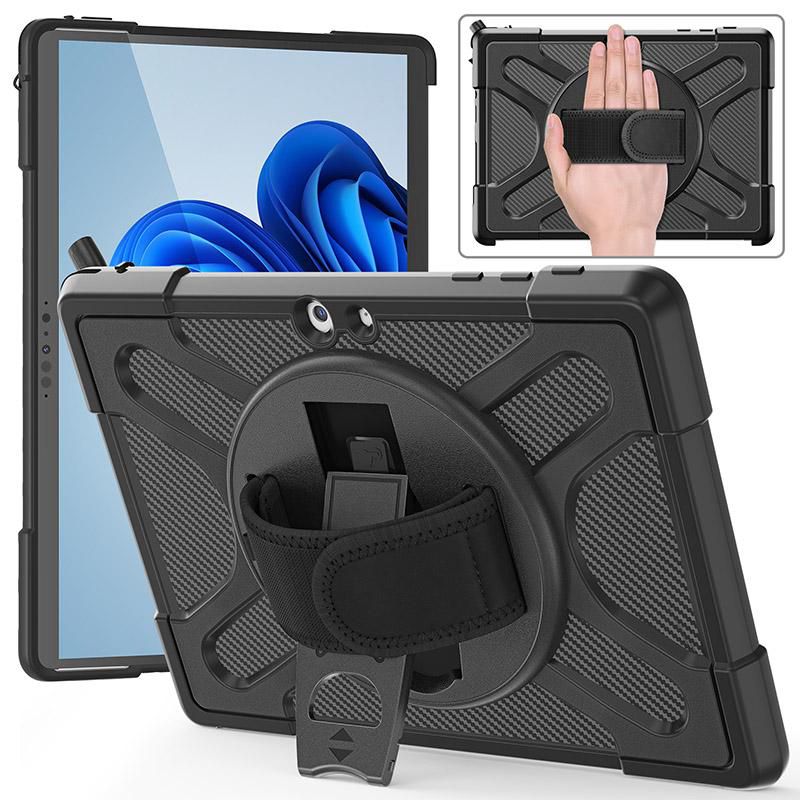 eSTUFF ES68290010-BULK Rugged Tablet Case – Black, Shockproof, 2-Year Warranty