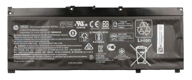 HP L08934-2B1 Battery – Li-ion 52.5Wh 11.55V High-Capacity Replacement