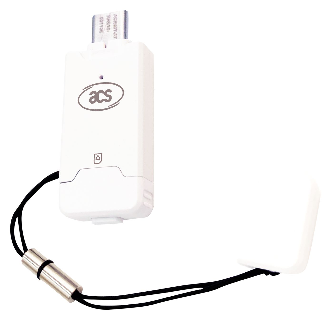 ACS ACR40T-A7 Smart Card Reader – USB Type-C SIM-Sized, Built-in Button