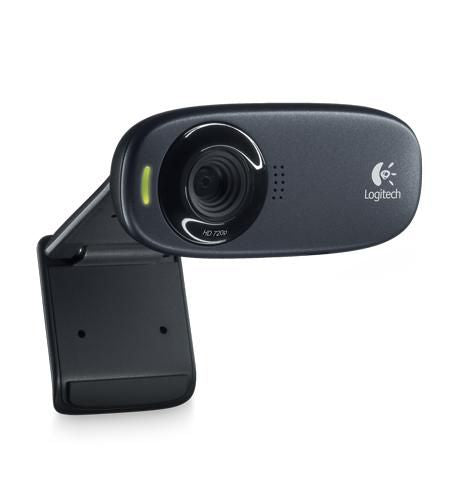 Logitech 960-000585 Webcam – High-Definition USB Camera with Microphone