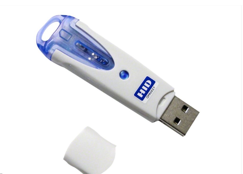 Omnikey R61210320-2 USB Slim-Size Smart Card Reader – Secure Access, 1 Year Warranty