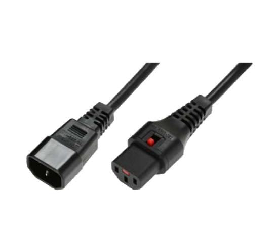 NEXT UPS Systems 88033 Power Cable – IEC-LOCK C14 to C13 2m Black
