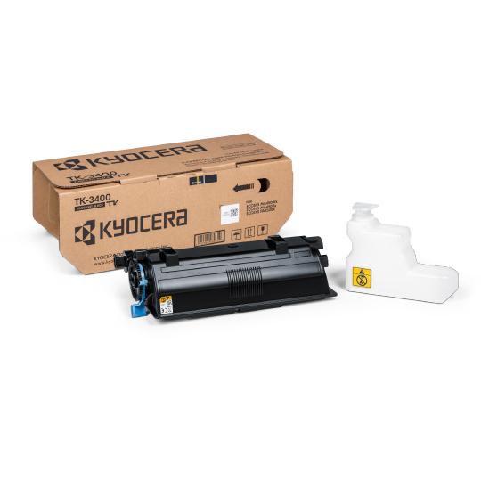 Kyocera TK-3400 Toner Cartridge – High Yield Black Laser Printer Toner