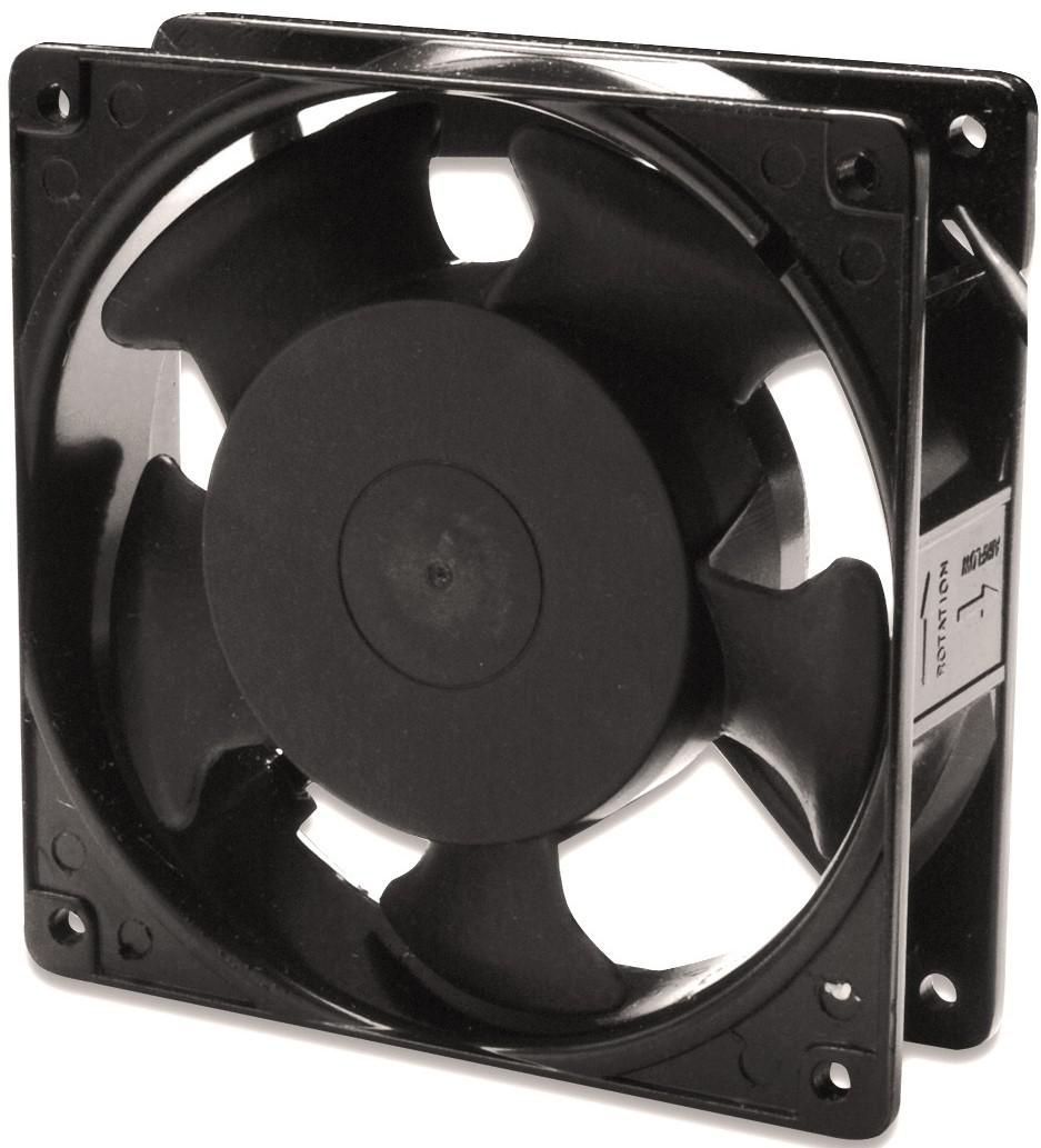 Lanview RAF010 Rack Cooling Fan – Black, Aluminium Frame, 500g