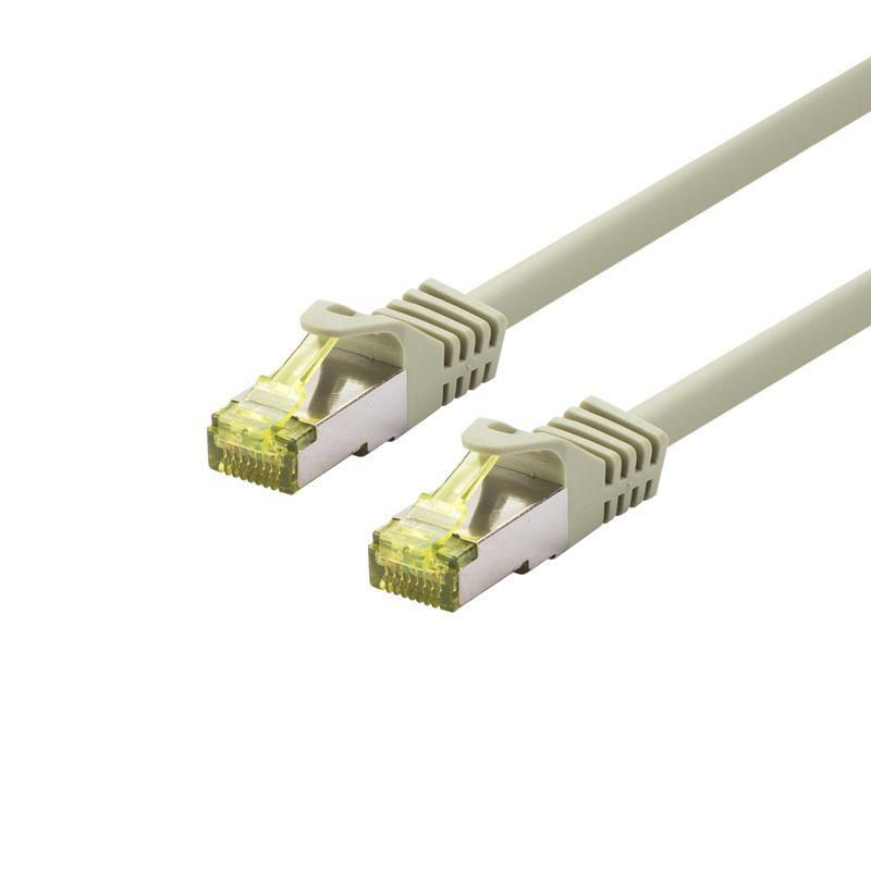 LOGON PROFESSIONAL Cat6a S/FTP Patch Cable 10m – Ivory LSOH 500MHz